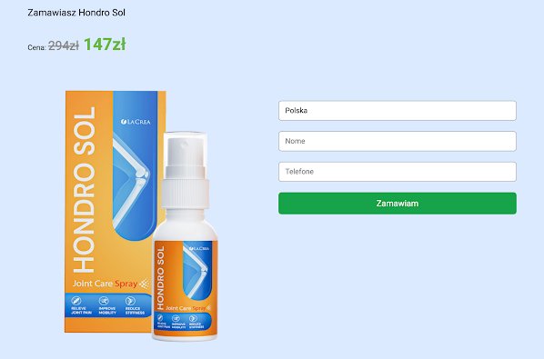 Co to jest hondro sol in Poland